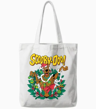 Scooby Doo Christmas Tote Bags - White