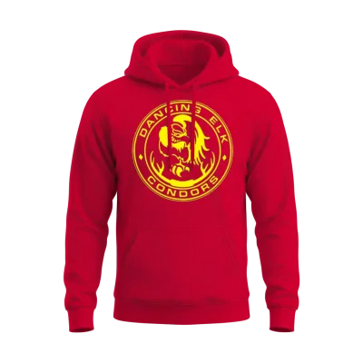 Dancing Elk Condors Juno Unisex Hoodie - Red