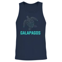 Galapagos Islands, Ecuador Galapagos Unisex Tank Top - Navy – 2