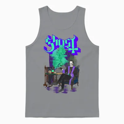 Ghost Relaxation Unisex Tank Top - Sport Grey