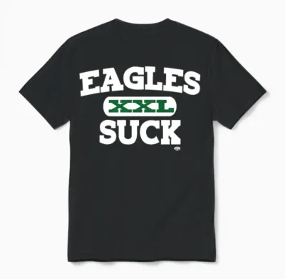 Eagles Suck Unisex T-Shirt - Black