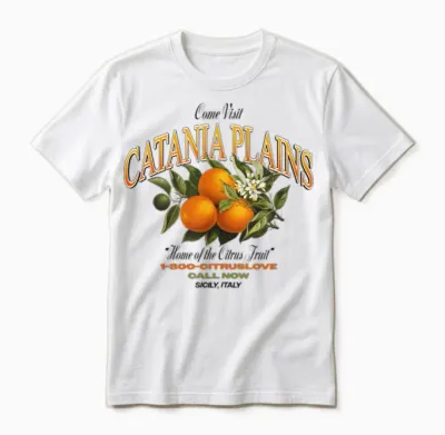 Citrus Grove Vintage Unisex T-Shirt - White