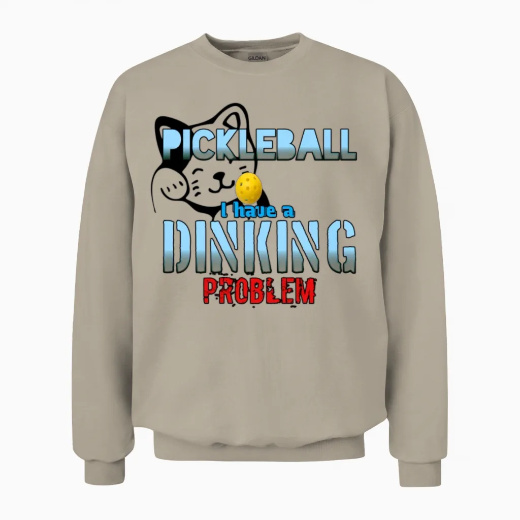 Funny Pickleball Unisex Sweatshirt in Sand