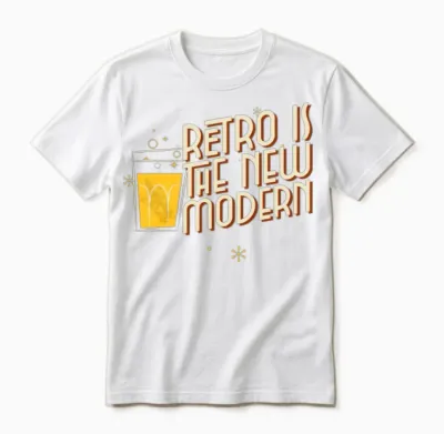 Retro Is the New Modern Unisex T-Shirt - White