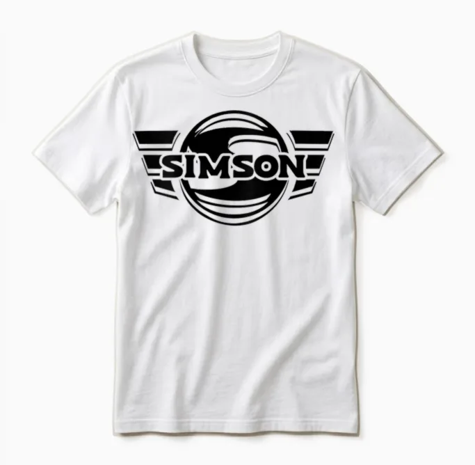Suhl Simson S50 S51 Schwalbe Zweitaktmotor Liebe Fan Simme Unisex T-Shirt in White