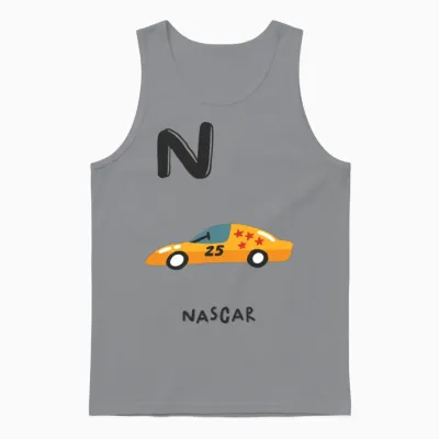 N Is Nascar Unisex Tank Top - Sport Grey