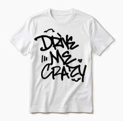 Drive Me Crazy Unisex T-Shirt - White