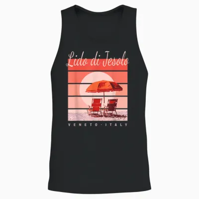 Urlaub in Lido Di Jesolo Venedig Italien Unisex Tank Top - Black