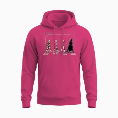 Star Wars Classic Darth Vader & Stormtroopers Abbey Road Unisex Hoodie - Heliconia