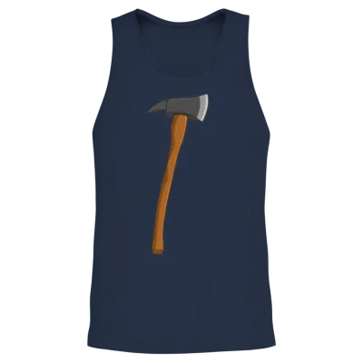 Axe Unisex Tank Top - Navy