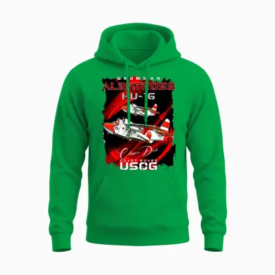Grumman Hu-16 Albatross Coast Guard Aircraft Unisex Hoodie - Irish Green