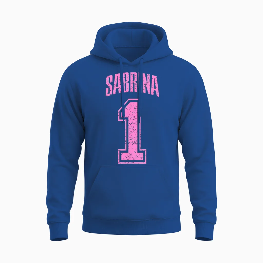 Sabrina Supporter Number 1 Biggest Fan Unisex Hoodie in Royal