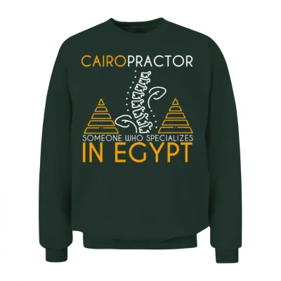 Funny Cairo Egypt Puns for Egyptian Archaeologist Unisex Sweatshirt - Forest