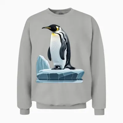 Emperor Penguin Unisex Sweatshirt - Ash