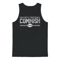 Fantasy Football Commish Unisex Tank Top - Black – 1