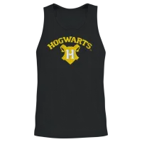 Harry Potter Hogwarts Logo Embroidery Design Unisex Tank Top - Black – 2