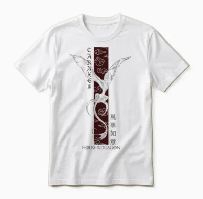 House of the Dragon Year of the Dragon Tall Caraxes Unisex T-Shirt - White