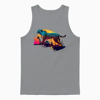 Guépard Unisex Tank Top - Sport Grey
