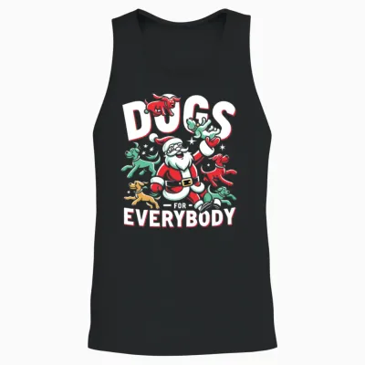 Dogs for Everybody Dog Dog Owners Dog Owner Unisex Tank Top - Black
