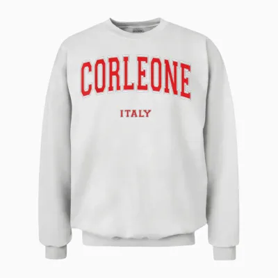 Corleone Italien Stadt Unisex Sweatshirt - White