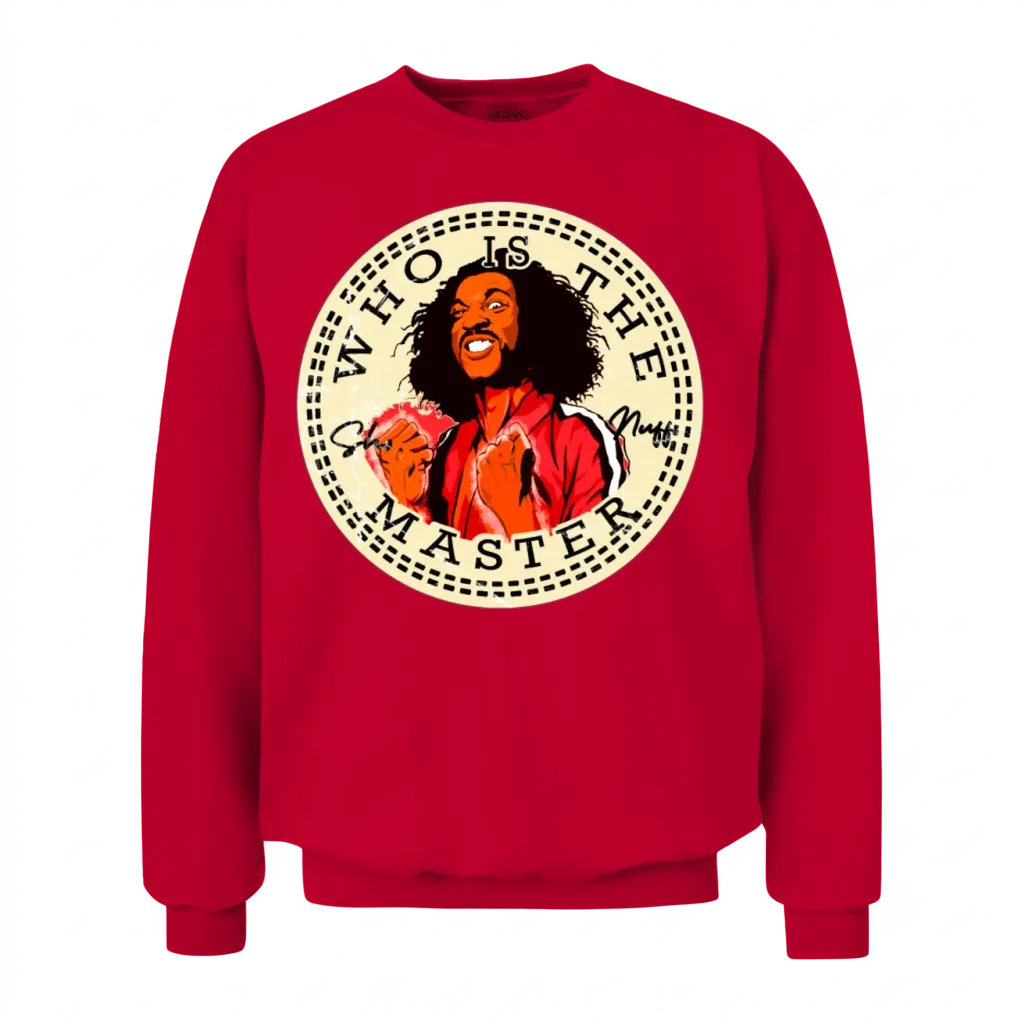 The Last Dragons Who Is the Master All Star Parody Unisex Sweatshirt - Red