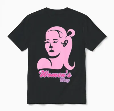 Women's Day Unisex T-Shirt - Black