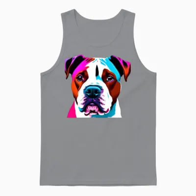 Dog Chien Unisex Tank Top - Sport Grey