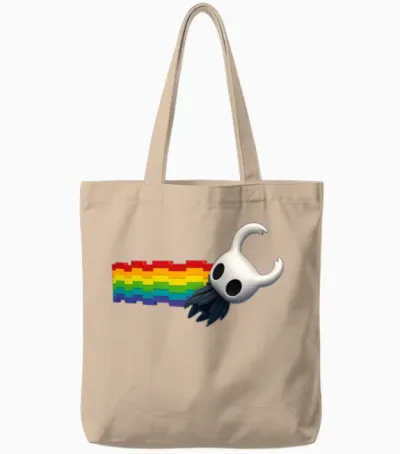 Prismatic Ghost with Lego Bricks Tote Bags - Natural