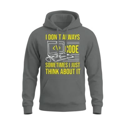 Funny Coding Coder Unisex Hoodie - Graphite Heather