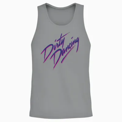 Original Dirty Dancing Logo T-Shirt, White, S Unisex Tank Top - Sport Grey