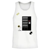 Out of Order Vending Machine Unisex Tank Top - White – 2