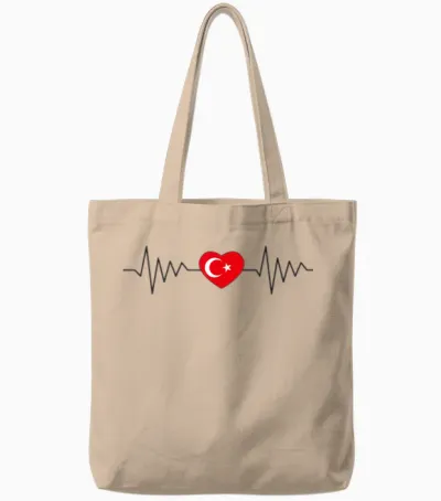 Türkei Flagge Türk Bayragi Herren Türkei Kinder Türkiye Tote Bags - Natural