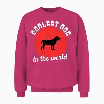 Cool Dog Saying Unisex Sweatshirt - Heliconia