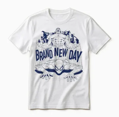 Marvel Studios Spider-Man: Bnd Movie 2026 Hulk & Villains Unisex T-Shirt - White