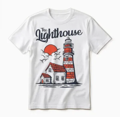 The Lighthouse Unisex T-Shirt - White