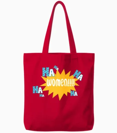 Funny Jock About Women Tote Bags - Red