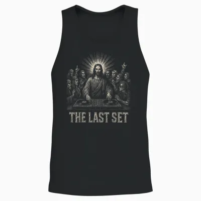 Techno House Electro Minimal Goa Psy Trance Acid Rave Dnb Unisex Tank Top - Black