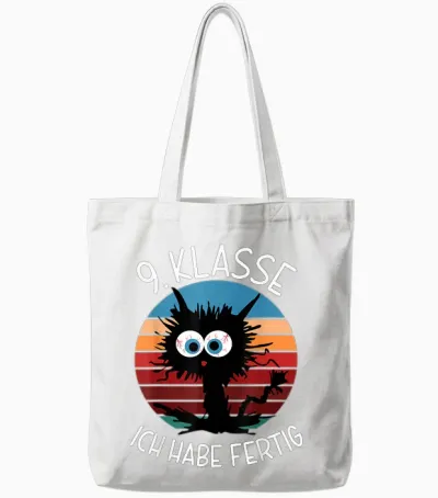 9. Klasse Ich Habe Fertig Abschluss 2026 9. Klasse Tote Bags - White