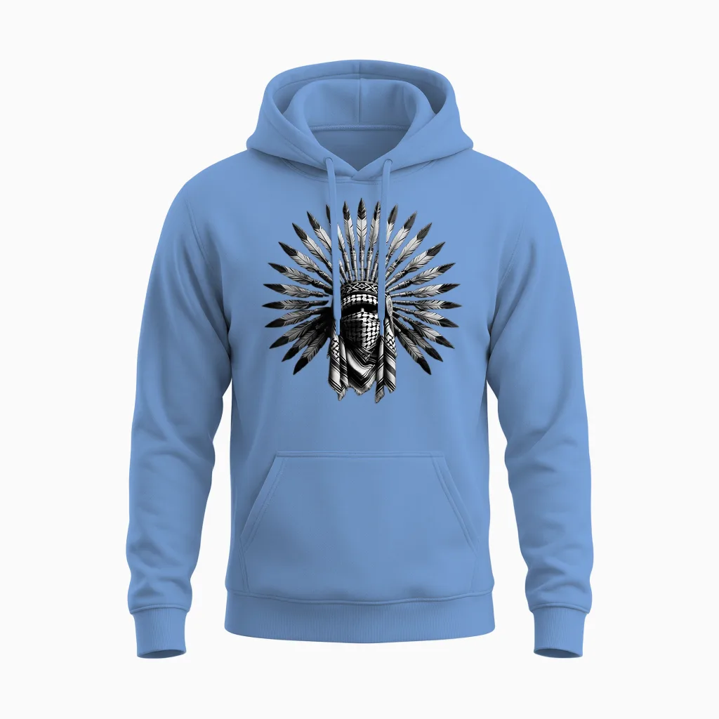 Palestine T-Shirt Palestinian Kids Men Women T-Shirt, Black, S Unisex Hoodie in Carolina Blue