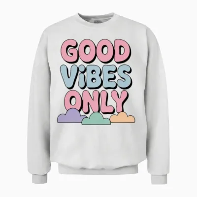 True Friend Walks in – Friendship Quote Unisex Sweatshirt - White