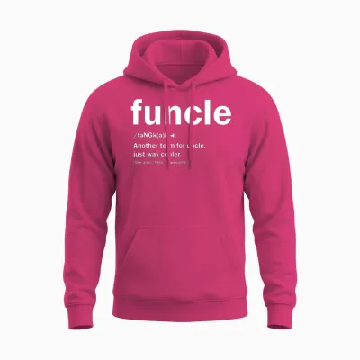 Funny Uncle Funcle Definition Unisex Hoodie - Heliconia