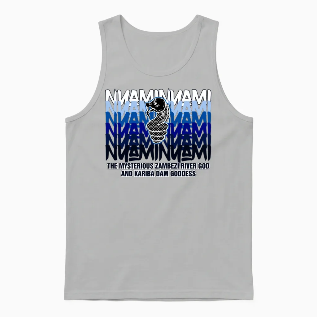 Nyaminyami Water Colors Unisex Tank Top in Ash