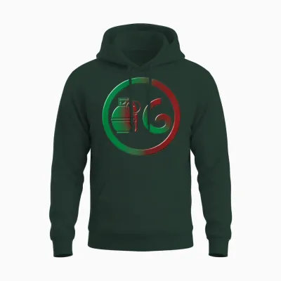 Olgz Emblem V2 Unisex Hoodie - Forest