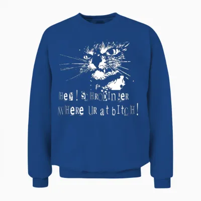 Schrodinger's Cat Unisex Sweatshirt - Royal