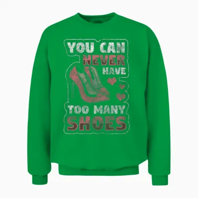 Shoes Boots Pumps Unisex Sweatshirt - Irish Green