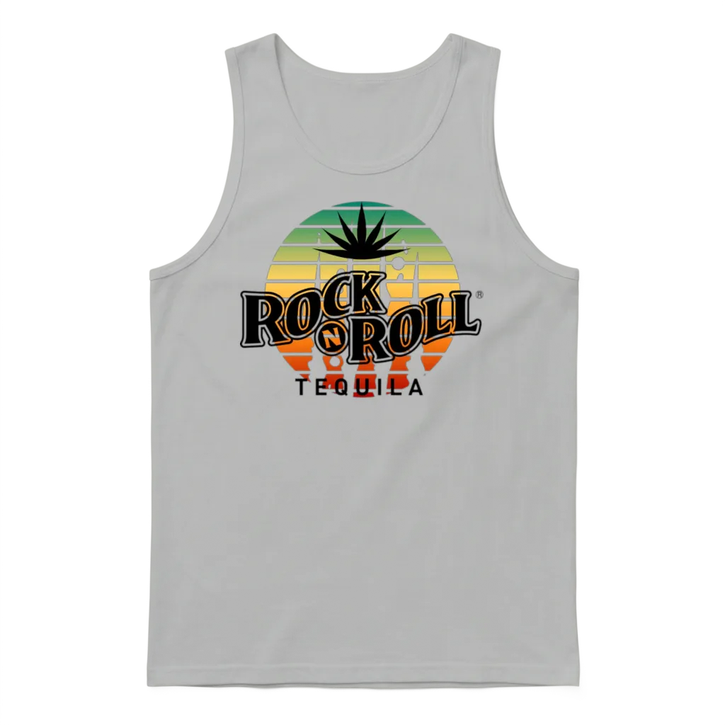 Rock N Roll Tequila Third Collection Unisex Tank Top - Ash