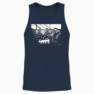 Photo the Prodigy Firestarter by Phil Nicholls Unisex Tank Top - Navy