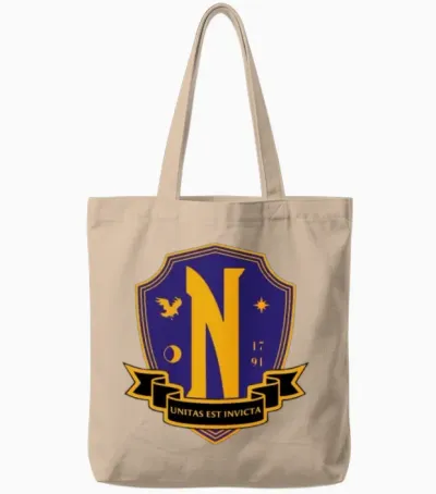 Nevermore Academy Tote Bags - Natural
