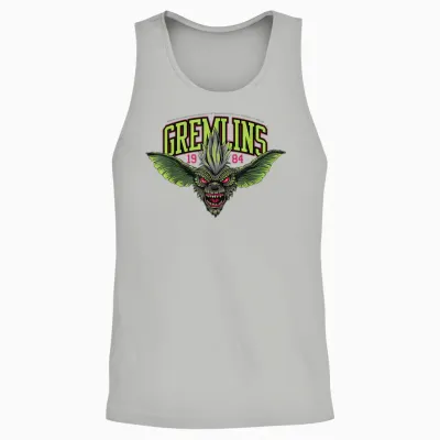 Gremlins Halloween Design 1984 Creature Unisex Tank Top - Ash