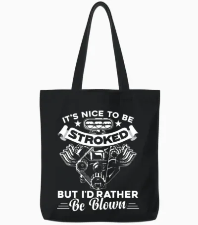 Mechanic Funny Tote Bags - Black